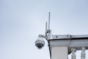 CCTV camera  system in Cluj,Romania ,august,2021
