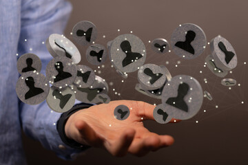 Abstract technology group and data