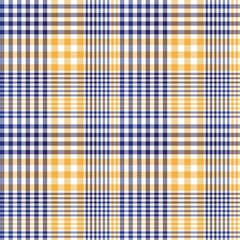 Orange Asymmetric Plaid textured Seamless Pattern