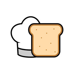 Illustration Vector Graphic of Toaster Chef Logo. Perfect to use for Food Company