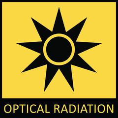 optical radiation sign