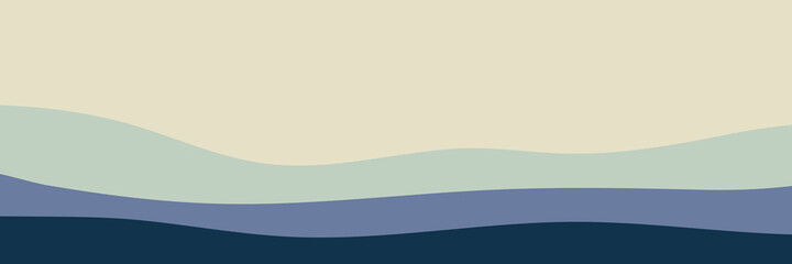 Obraz premium landscape mountain scenery in pastel color vector illustration for pattern background, wallpaper, background template, and backdrop design 