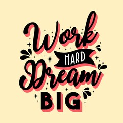 Inspiring Creative Motivation Quote Poster Template. Vector Typography Banner Design Background. hand drawn lettering inspirational and motivational quote.