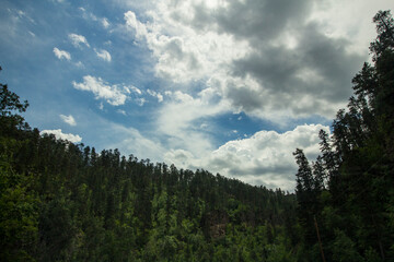 Views of Spearfish Canyon, Spearfish Canyon Scenic Byway, South Dakota