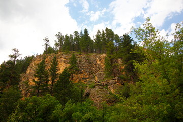 Views of Spearfish Canyon, Spearfish Canyon Scenic Byway, South Dakota