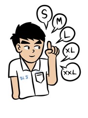 cute man cartoon on white background