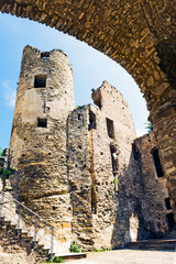 Italy. Ligure. Dolceaqua. The castle of the Doria