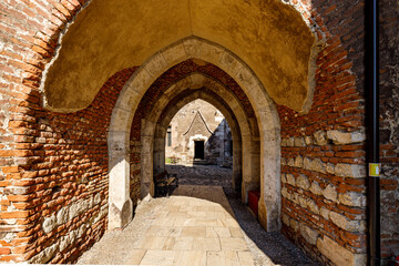 Obraz premium The Hunedoara Castle in Romania