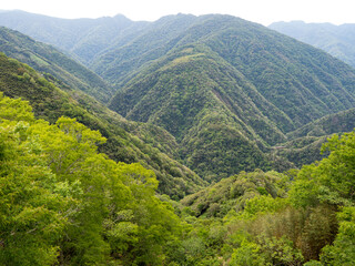 Northern cross-island highway in Taiwan