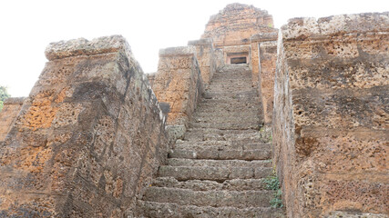 Fototapeta na wymiar ruins of the ancient fortress