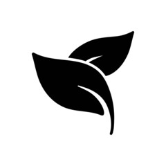 leaves icons vector set. nature sign illustration collection. tree symbol. Ecology logo.
