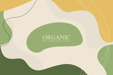 Fototapeta premium organic background with shape nature color