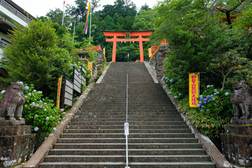 和歌山県那智勝浦町 熊野那智大社 二の鳥居