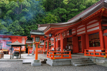 和歌山県那智勝浦町 熊野那智大社 拝殿