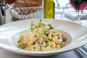 Elbow Pasta Carbonara