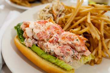 Lobster Roll with Fries