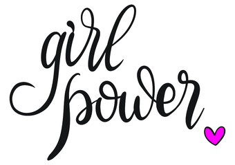 Girl power decoration for T-shirt 