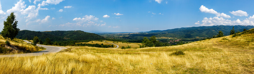 Naklejka premium The Landscape of Transylvania in Romania