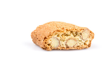 Italian cantuccini cookie with almond