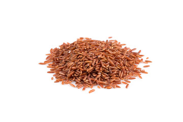 Heap of red rice