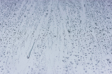 Obraz premium rain drops on window