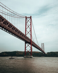 25th of april bridge in Lisbon, Portugal