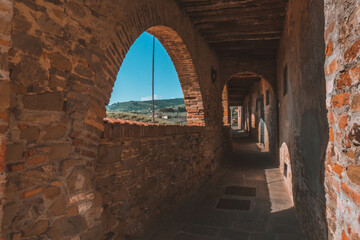 The small medieval village of Vinci in Tuscany