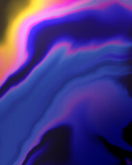 abstract gradient purple on black. wavy color on black for background design. multicolored illustration graphic for wallpaper and any design need.