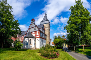 Fototapeta na wymiar Hohenfeldkapelle, Bad Camberg, Hessen, Deutschland 