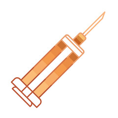 golden syringe illustration