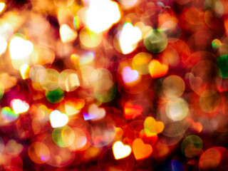 Obraz premium Beautiful Digital Bokeh Lights Background