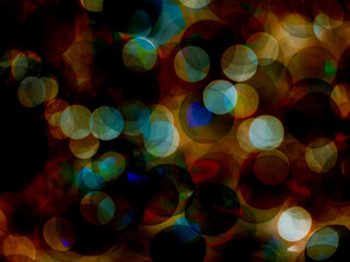 Texture Digital Bokeh Lights Background