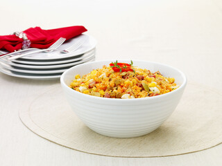 Deliciosa farofa fria especial apimentada