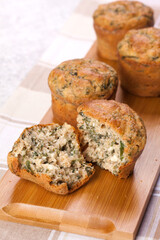 Muffin de espinafre
