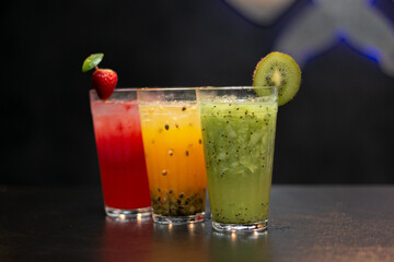 Caipirinha colorful drink