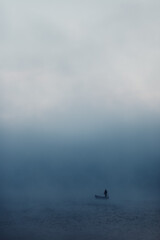 Boat and sunrise