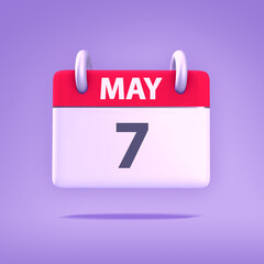 3D Calendar - May 7th