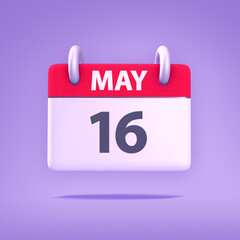 3D Calendar - May 16th