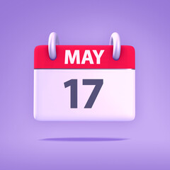 3D Calendar - May 17th