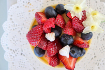 Mini Fruit tart, dessert photography