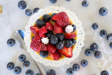 Mini Fruit tart, dessert photography