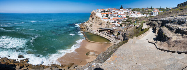 Azenhas do Mar in Sintra, Portugal.