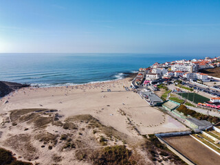 Macas beach in Sintra, Portugal.