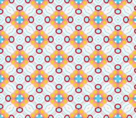 Hintergrund, Muster Kreis rot blau