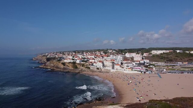 macas beach in Sintra, Portugal.