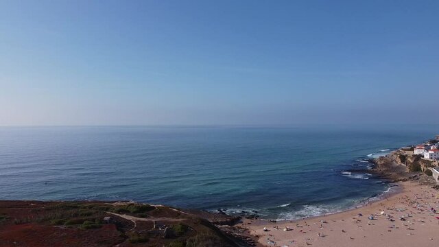 macas beach in Sintra, Portugal.