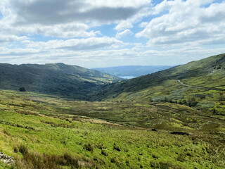 Fototapeta na wymiar A view of the Lake District near Ullswater