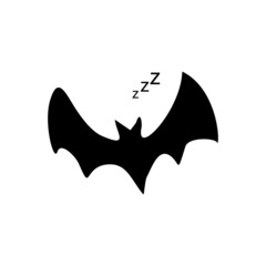 Bat icon design logo vector fo halloween icon vector


