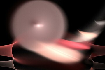 glowing bulb pink black abstract background
