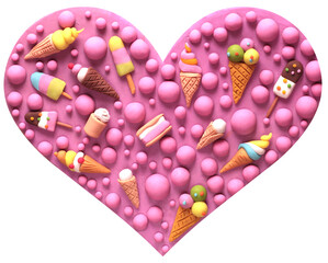 
Heart, pink, tender, sweet, in bonds, loves, hopes, believes